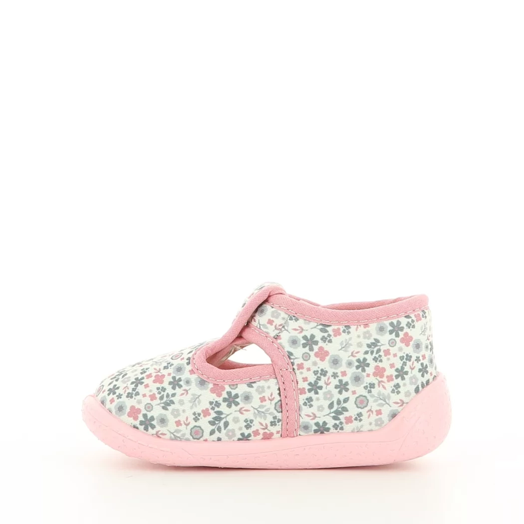 Image (4) de la chaussures Bossi - Pantoufles et Chaussons Blanc en Textile