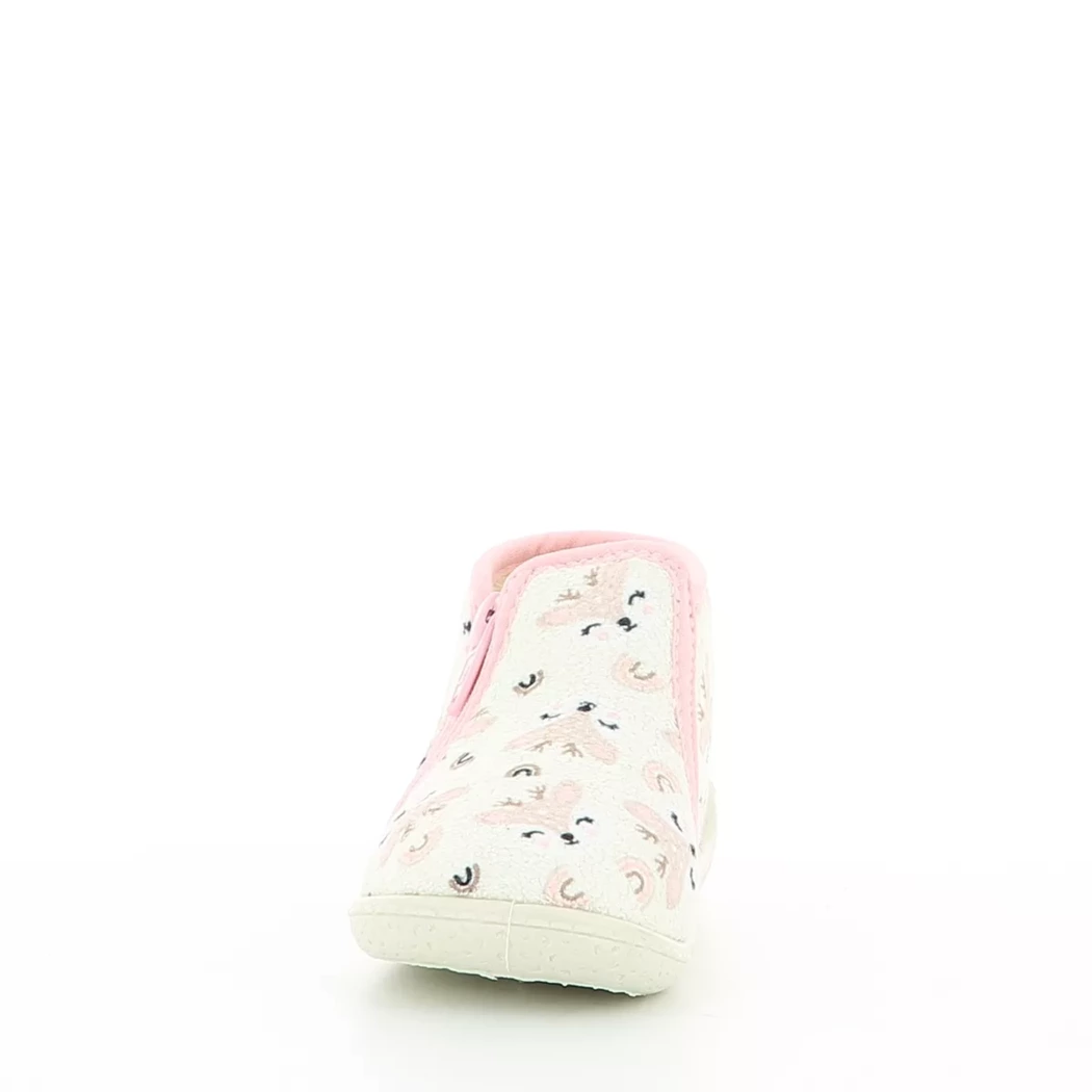 Image (5) de la chaussures Bossi - Pantoufles et Chaussons Blanc en Textile