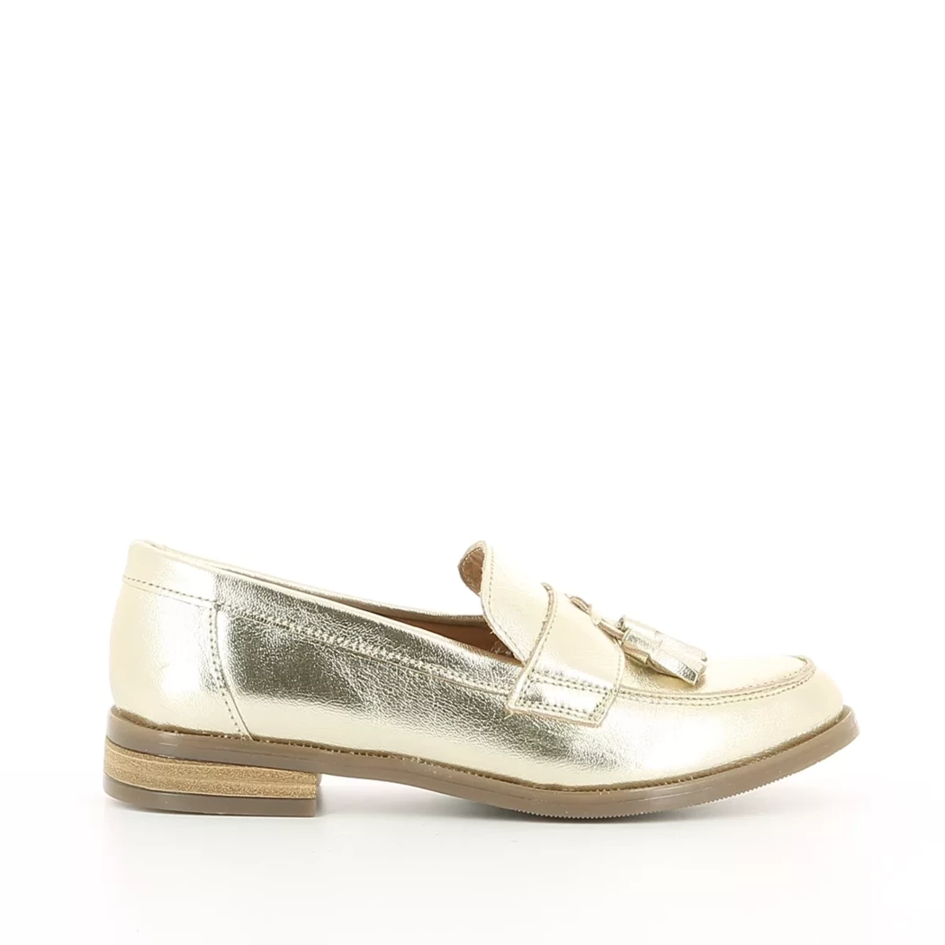 Image (2) de la chaussures Les Fees de Bengale - Mocassins Or / Bronze / Platine en Cuir