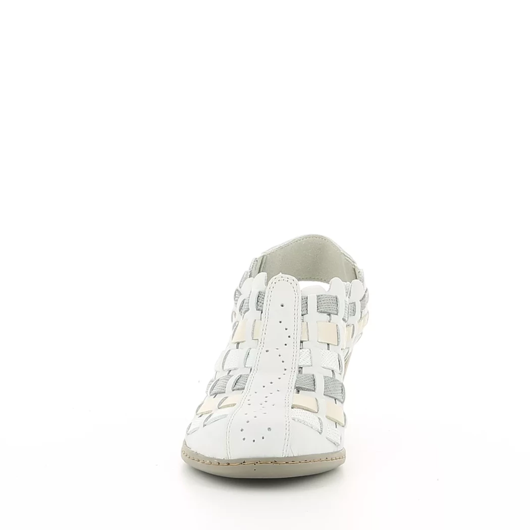 Image (5) de la chaussures Kiarflex - Escarpins Blanc en Cuir