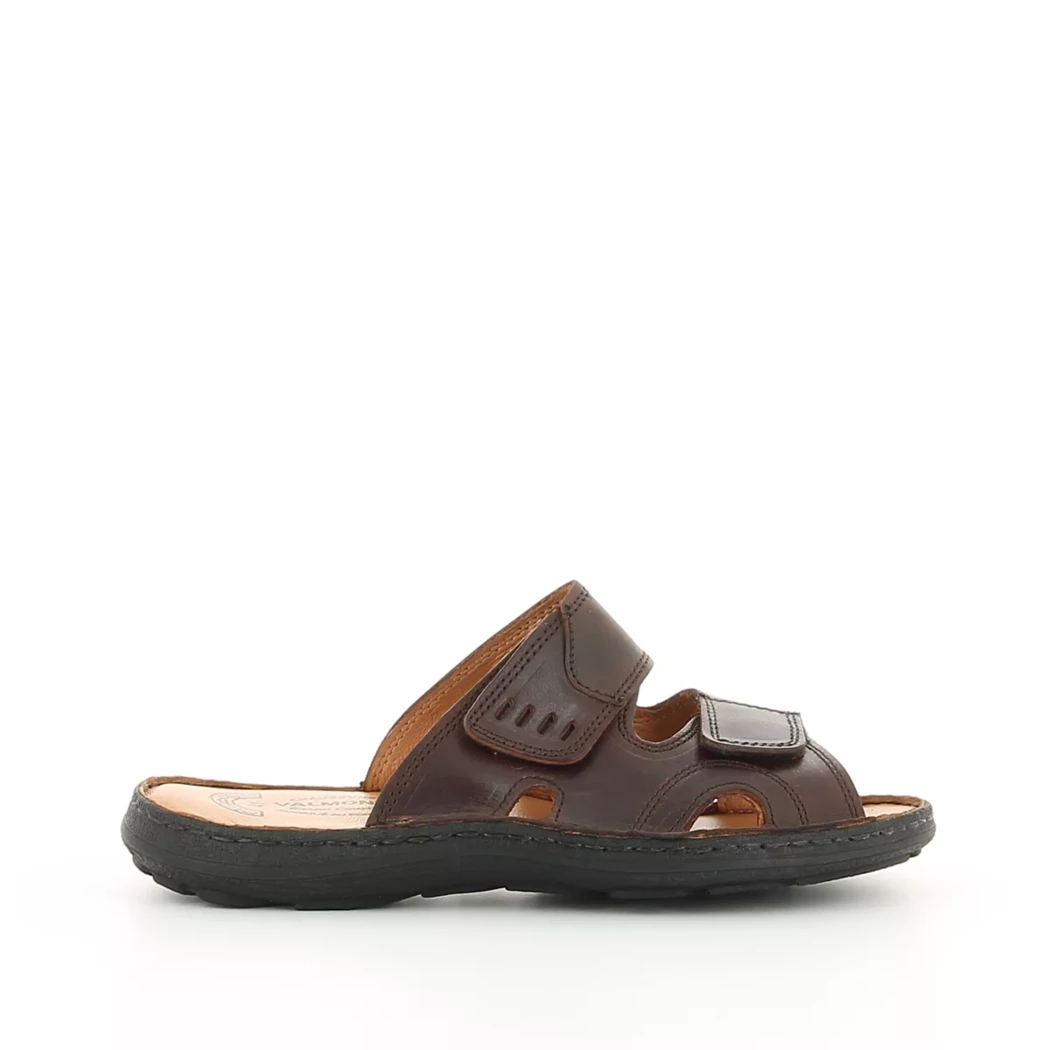 Image (2) de la chaussures Valmonte - Mules et Sabots Marron en Cuir