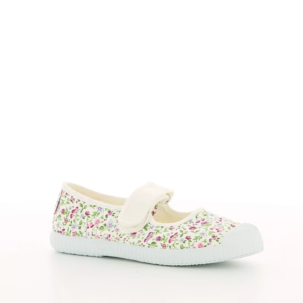 Image (1) de la chaussures Cienta - Ballerines Blanc en Textile