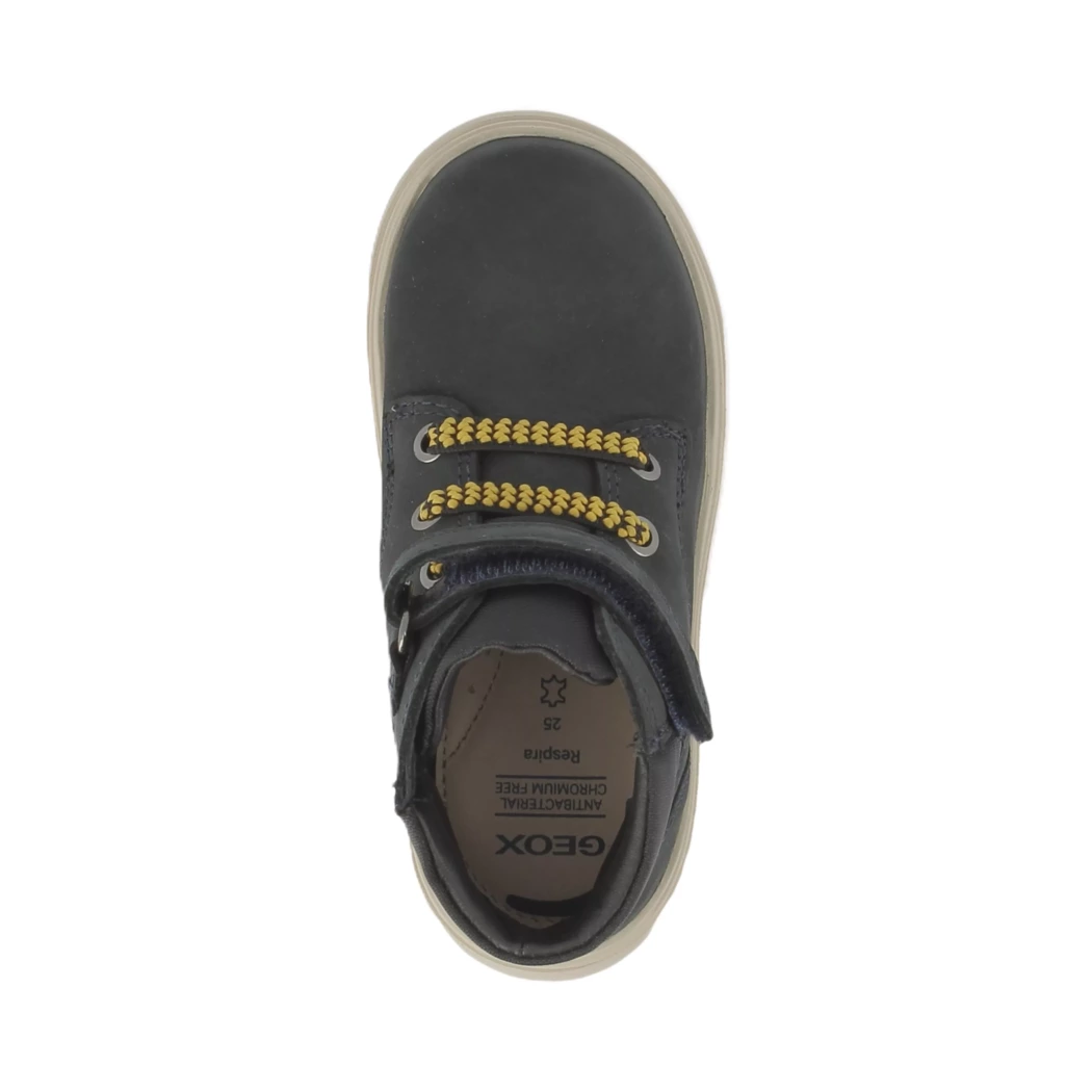 Image (6) de la chaussures Geox - Bottines Bleu en Cuir nubuck