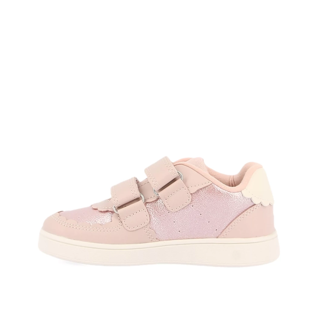 Image (4) de la chaussures Geox - Baskets Rose en Cuir synthétique