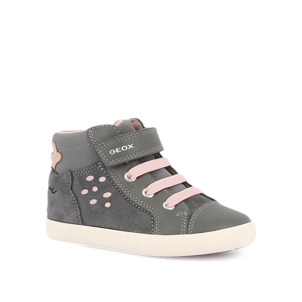 Image (1) de la chaussures Geox - Bottines Gris en Cuir synthétique