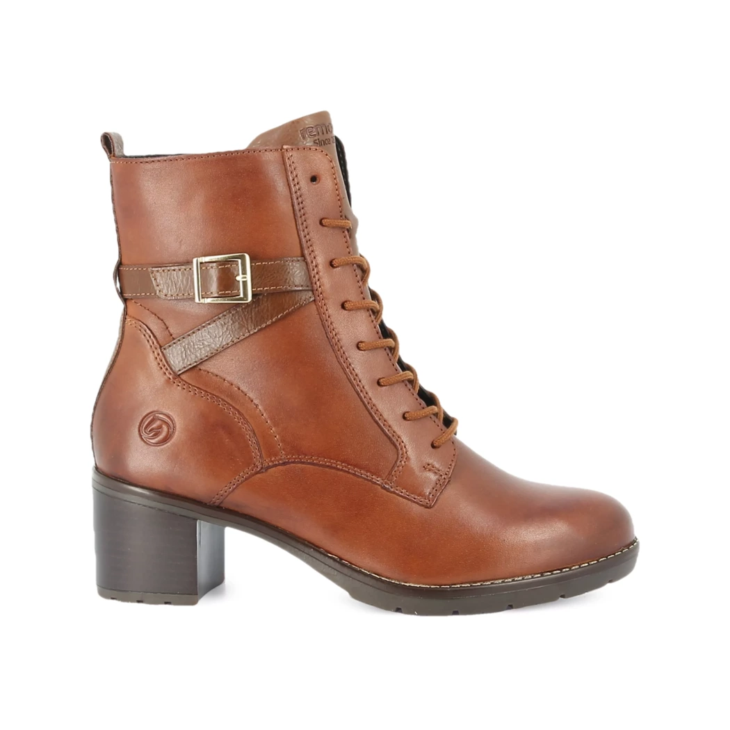 Image (2) de la chaussures Remonte - Bottines Cuir naturel / Cognac en Cuir