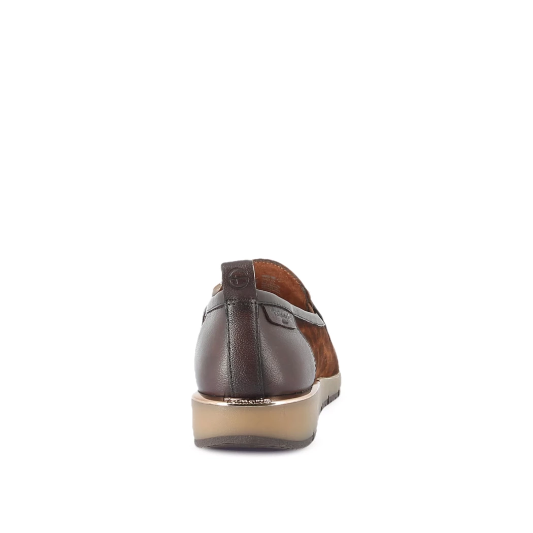 Image (3) de la chaussures Tamaris - Mocassins Cuir naturel / Cognac en Cuir nubuck