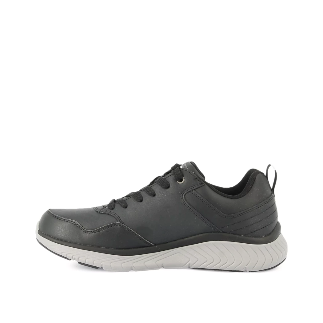 Image (4) de la chaussures Skechers - Baskets Noir en Cuir synthétique
