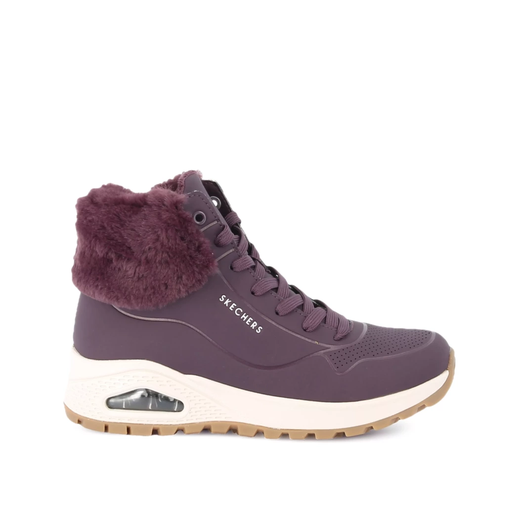 Image (2) de la chaussures Skechers - Bottines Violet / Lilas en Cuir synthétique