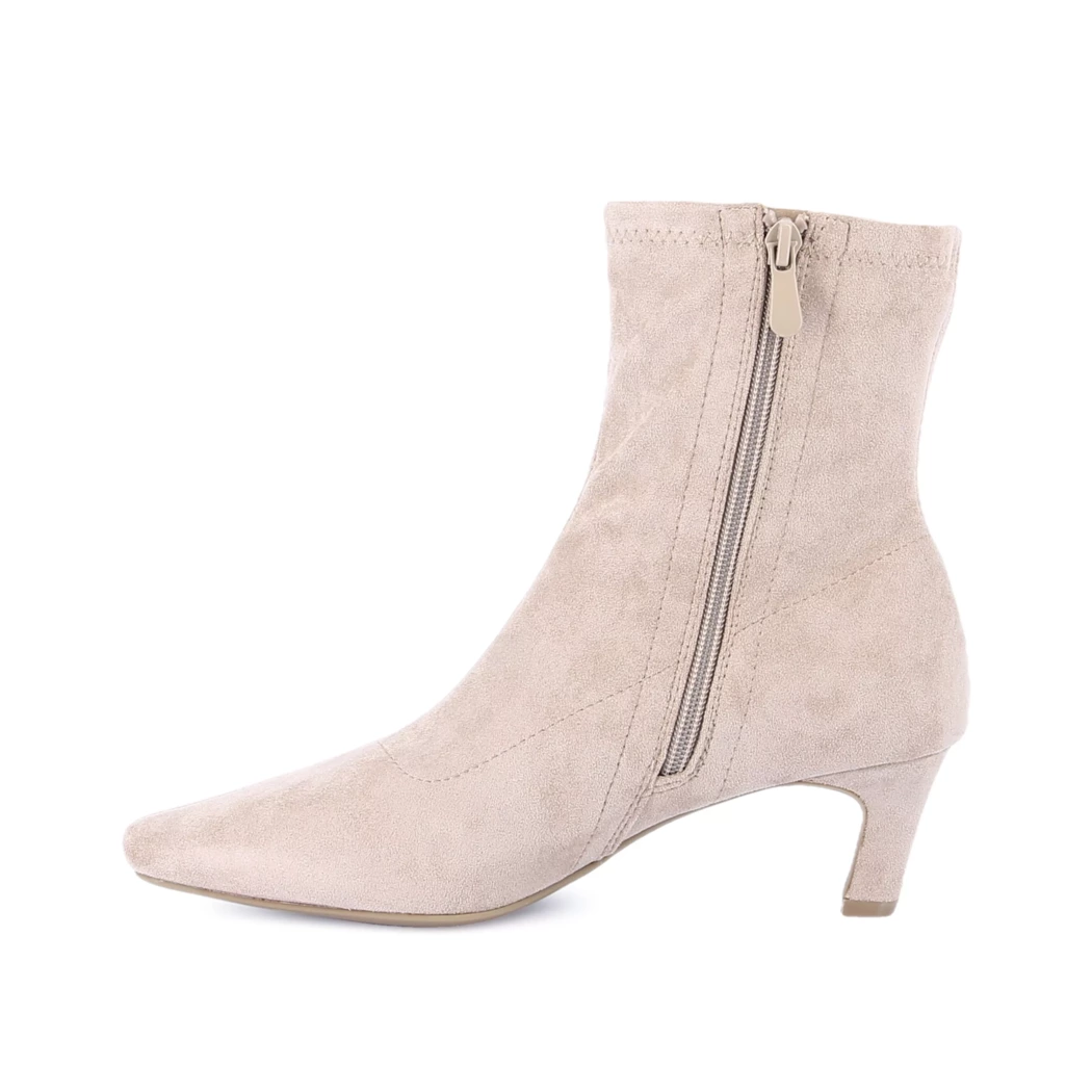 Image (4) de la chaussures Pretty Stories - Boots Beige en Cuir synthétique
