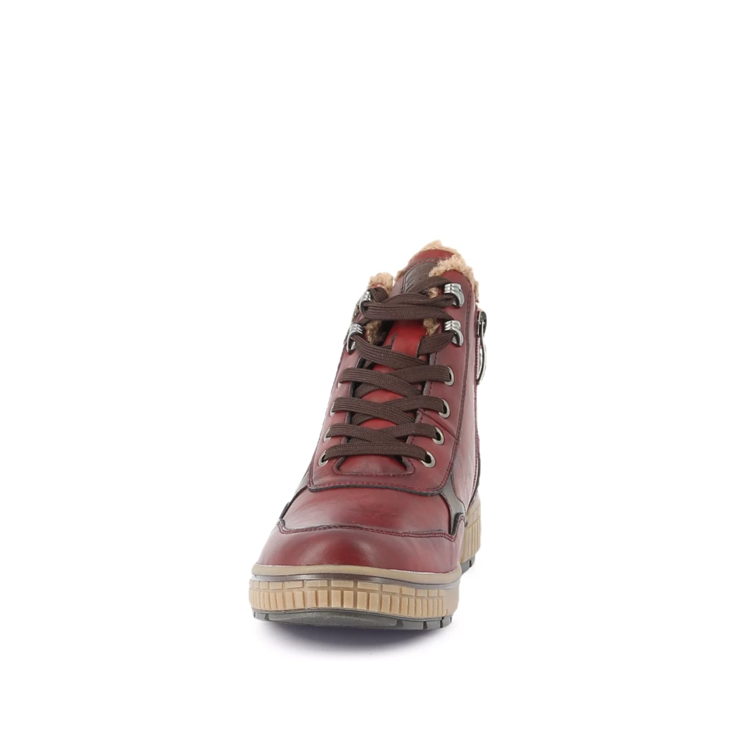 Image (5) de la chaussures Relife - Bottines Rouge en Cuir synthétique