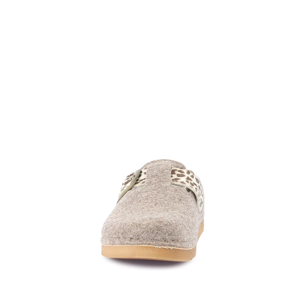 Image (5) de la chaussures OUF!... - Pantoufles et Chaussons Taupe en Textile