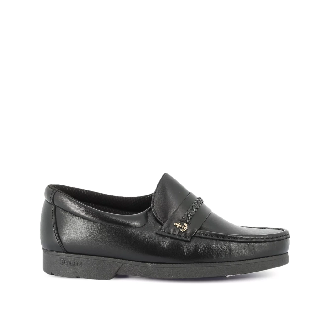 Image (2) de la chaussures Pinoso - Mocassins Noir en Cuir