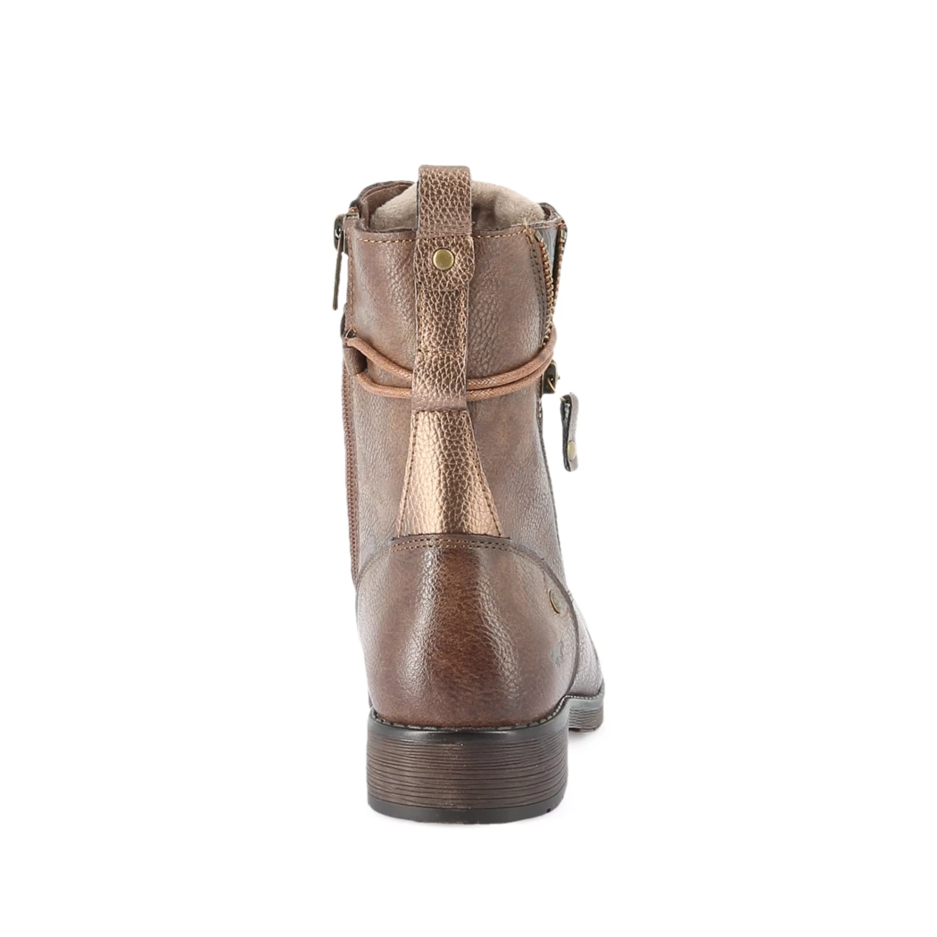 Image (3) de la chaussures Mustang - Bottines Cuir naturel / Cognac en Cuir synthétique