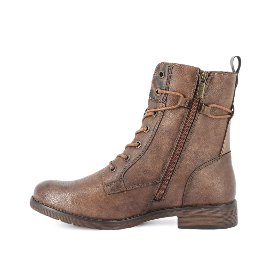 Image (4) de la chaussures Mustang - Bottines Cuir naturel / Cognac en Cuir synthétique