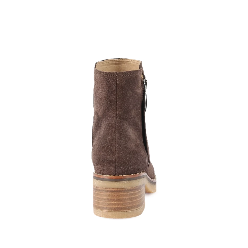 Image (3) de la chaussures Porronet - Boots Marron en Cuir nubuck