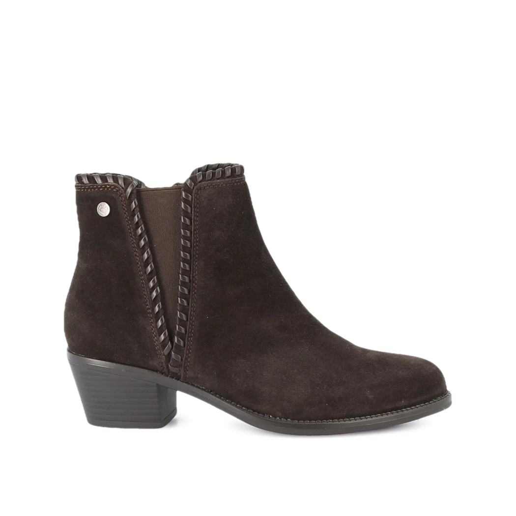 Image (2) de la chaussures Amarpies - Boots Marron en Cuir nubuck