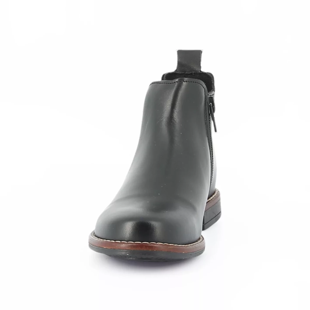 Image (5) de la chaussures Les Fees de Bengale - Boots Noir en Cuir