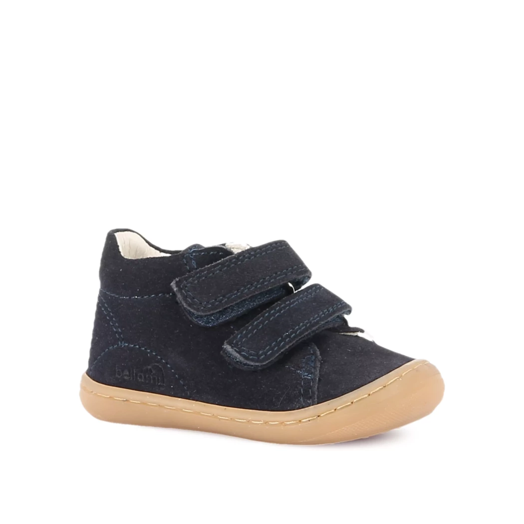Image (1) de la chaussures Bellamy - Bottines Bleu en Cuir nubuck