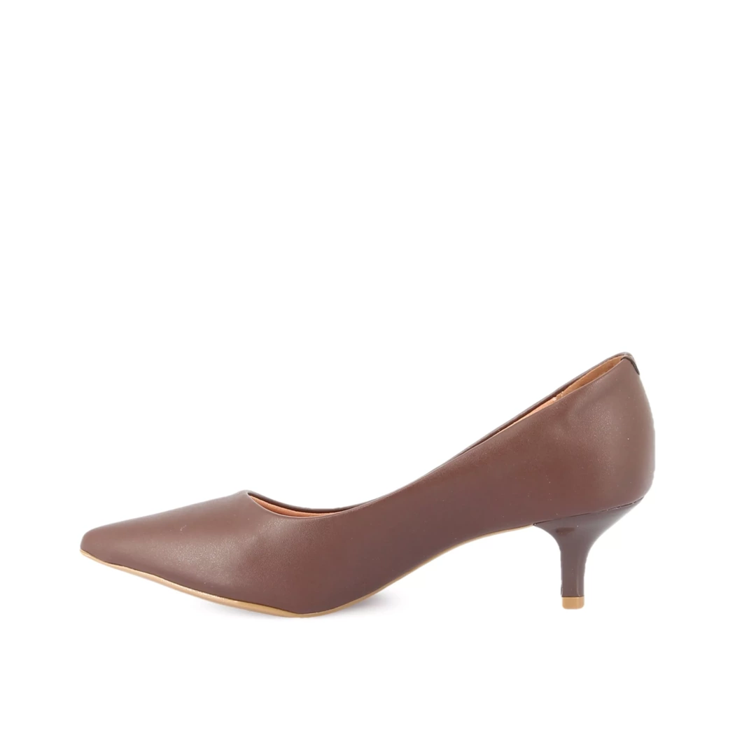 Image (4) de la chaussures Vizzano - Escarpins Marron en Cuir synthétique
