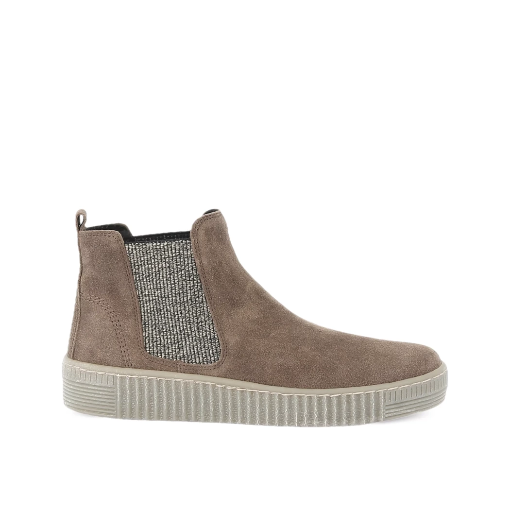 Image (2) de la chaussures Gabor - Boots Taupe en Cuir nubuck