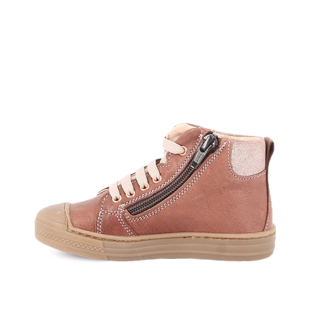 Image (4) de la chaussures Pretty Shoes - Bottines Rose en Cuir