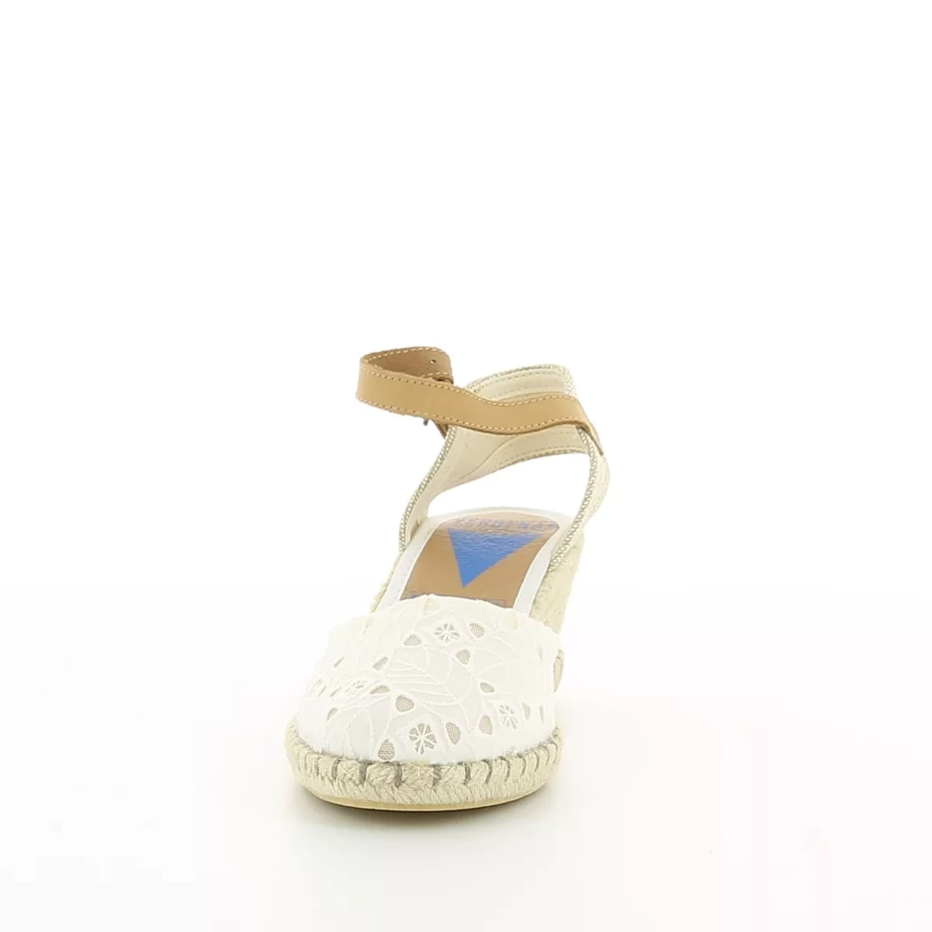 Image (5) de la chaussures Verbenas - Escarpins Blanc en Textile