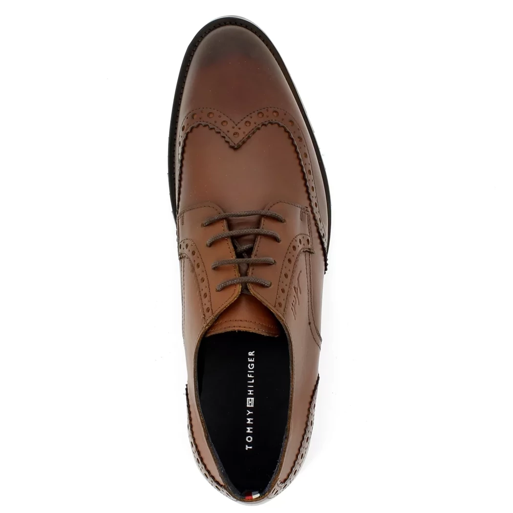 Image (6) de la chaussures Tommy Hilfiger - Chaussures à lacets Cuir naturel / Cognac en Cuir