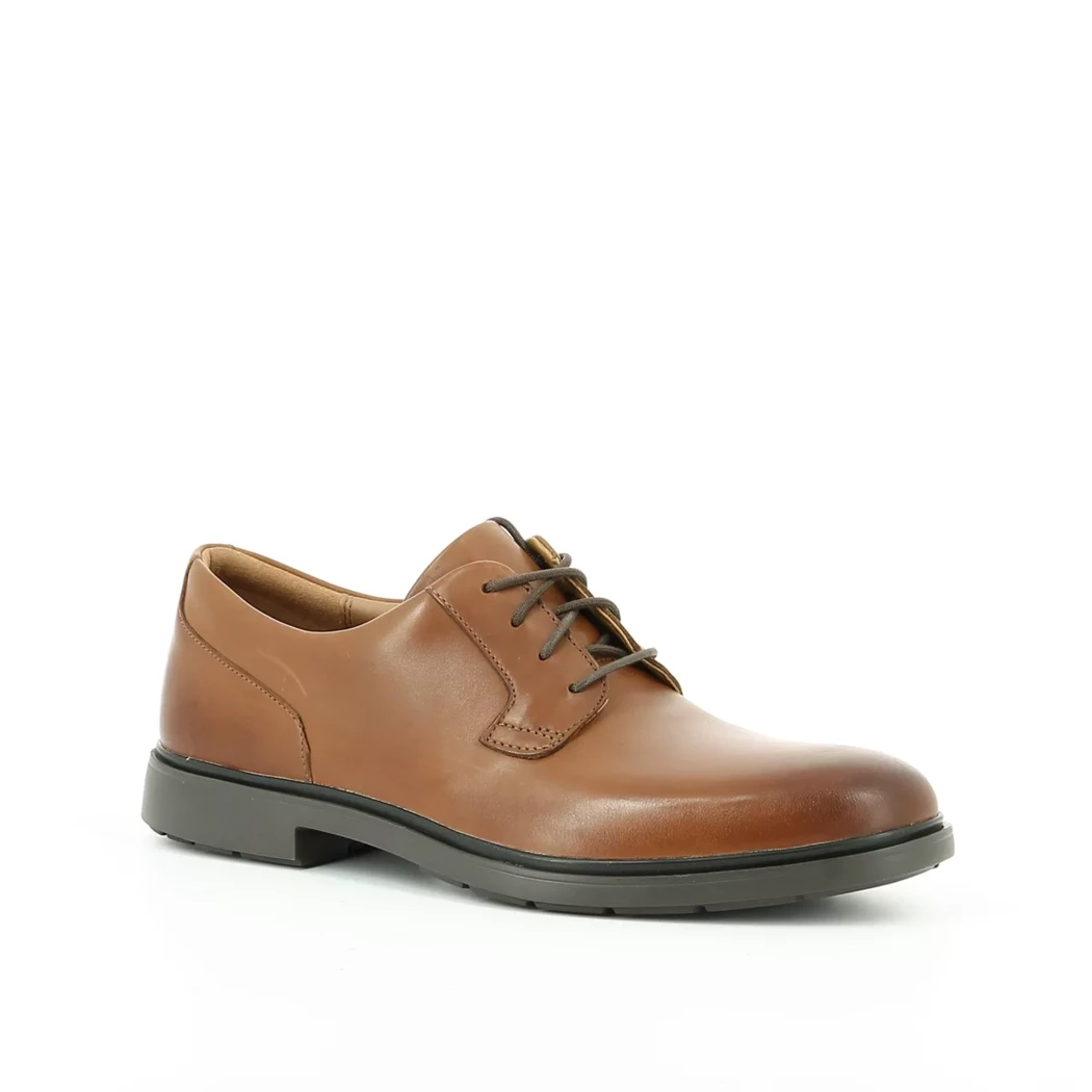 Image (1) de la chaussures Clarks - Chaussures à lacets Cuir naturel / Cognac en Cuir