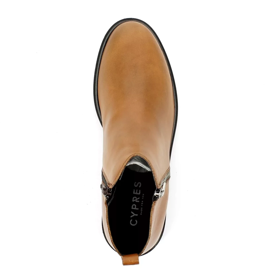 Image (6) de la chaussures Cypres - Boots Cuir naturel / Cognac en Cuir