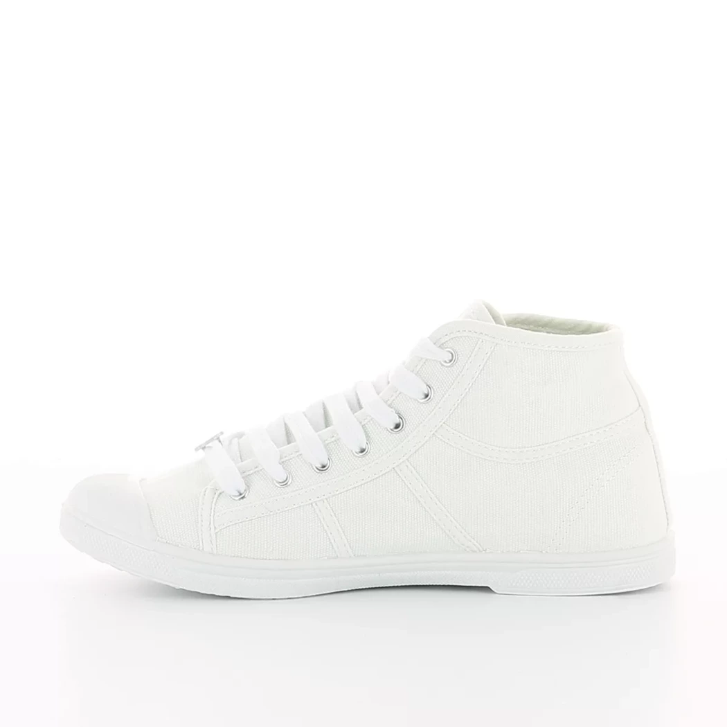 Image (4) de la chaussures Le Temps des Cerises - Bottines Blanc en Textile