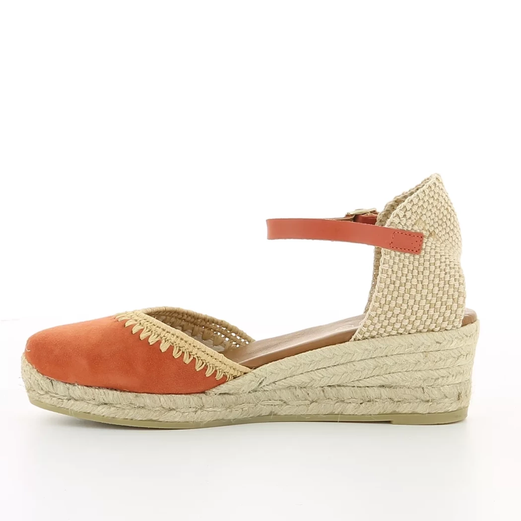Image (4) de la chaussures Viguera - Escarpins Orange en Cuir nubuck