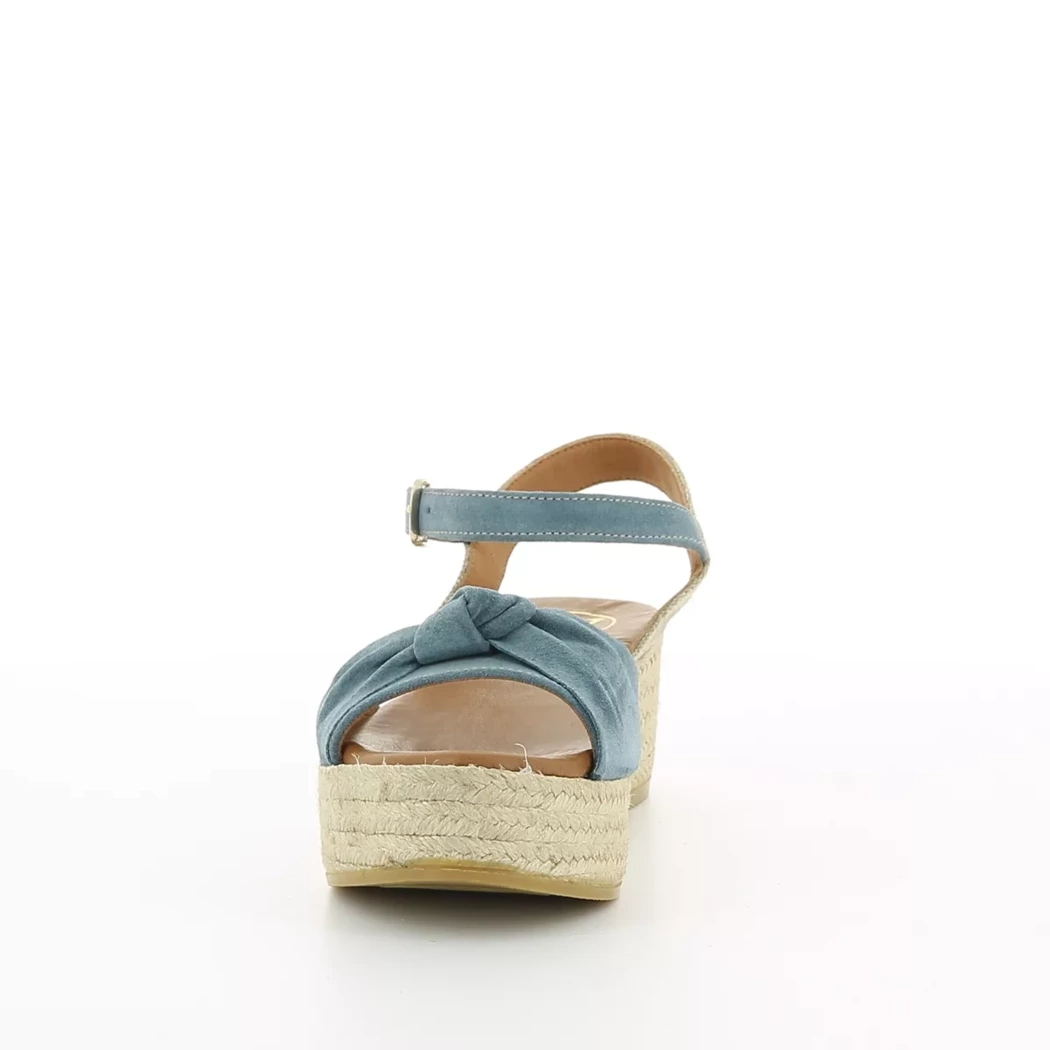Image (5) de la chaussures Viguera - Sandales et Nu-Pieds Bleu en Cuir nubuck