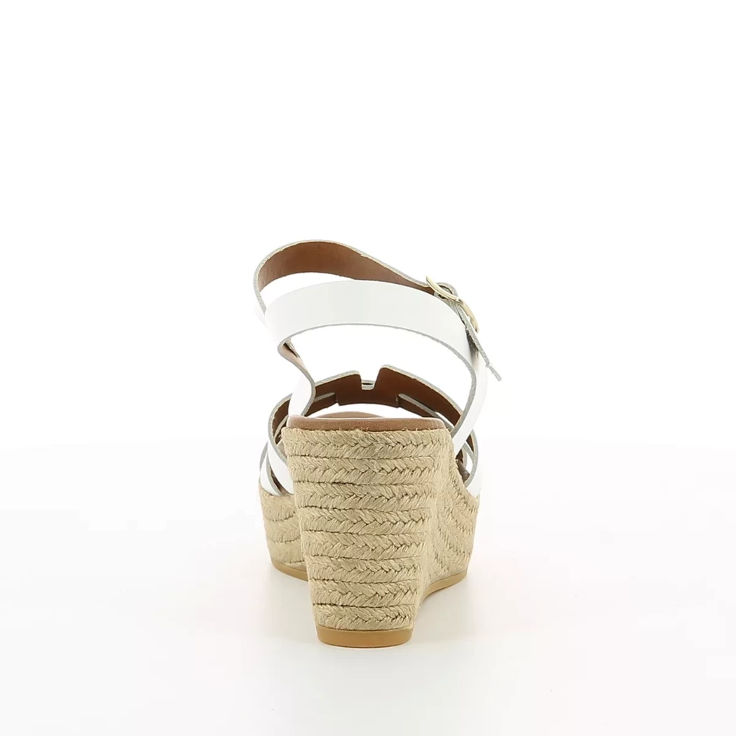 Image (3) de la chaussures Viguera - Sandales et Nu-Pieds Blanc en Cuir