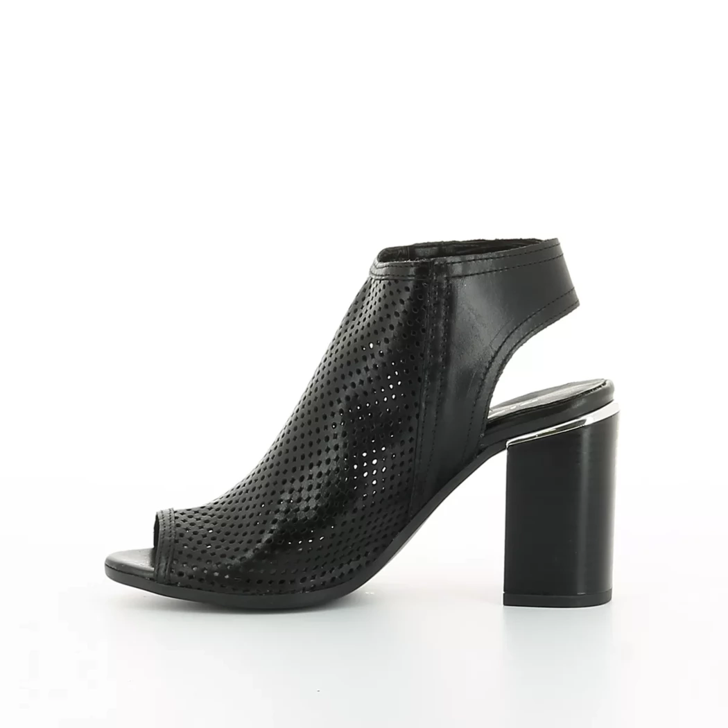 Image (4) de la chaussures Rizzoli - Sandales et Nu-Pieds Noir en Cuir