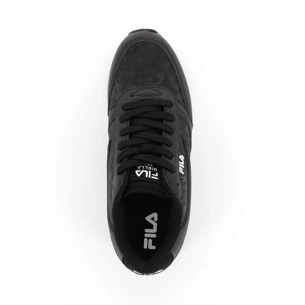 Image (6) de la chaussures Fila - Baskets Noir en Cuir synthétique
