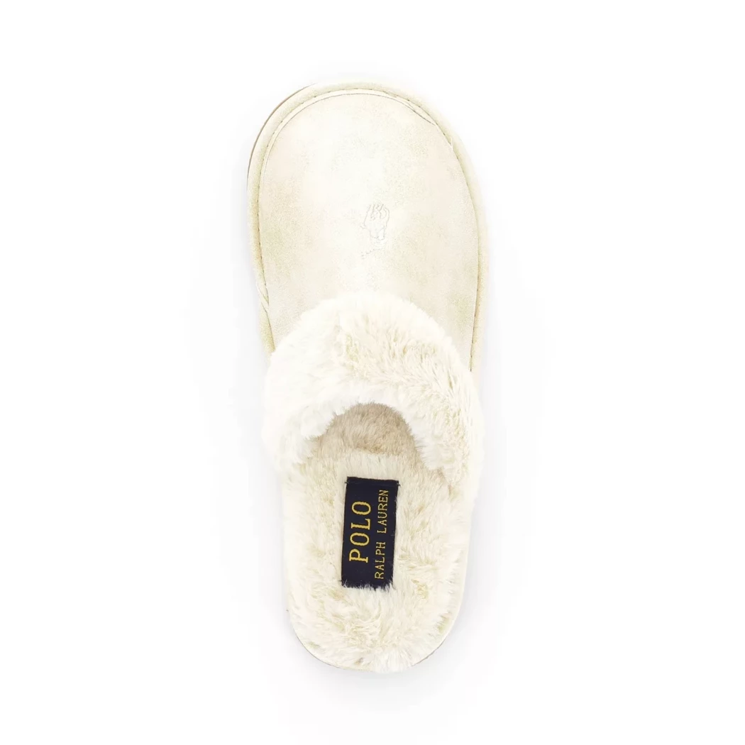 Image (6) de la chaussures Ralph Lauren - Pantoufles et Chaussons Or / Bronze / Platine en Cuir
