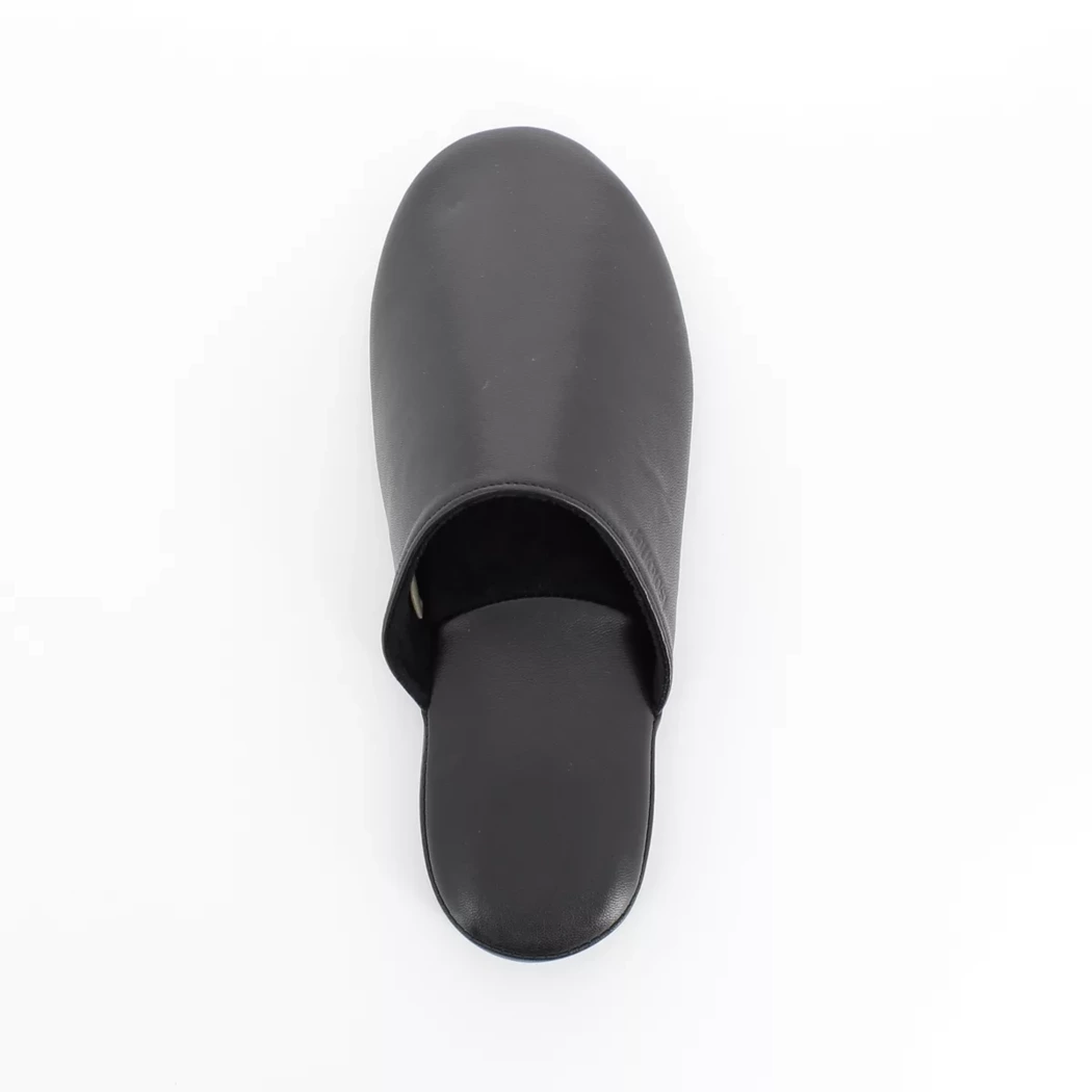 Image (6) de la chaussures Isotoner - Pantoufles et Chaussons Noir en Cuir