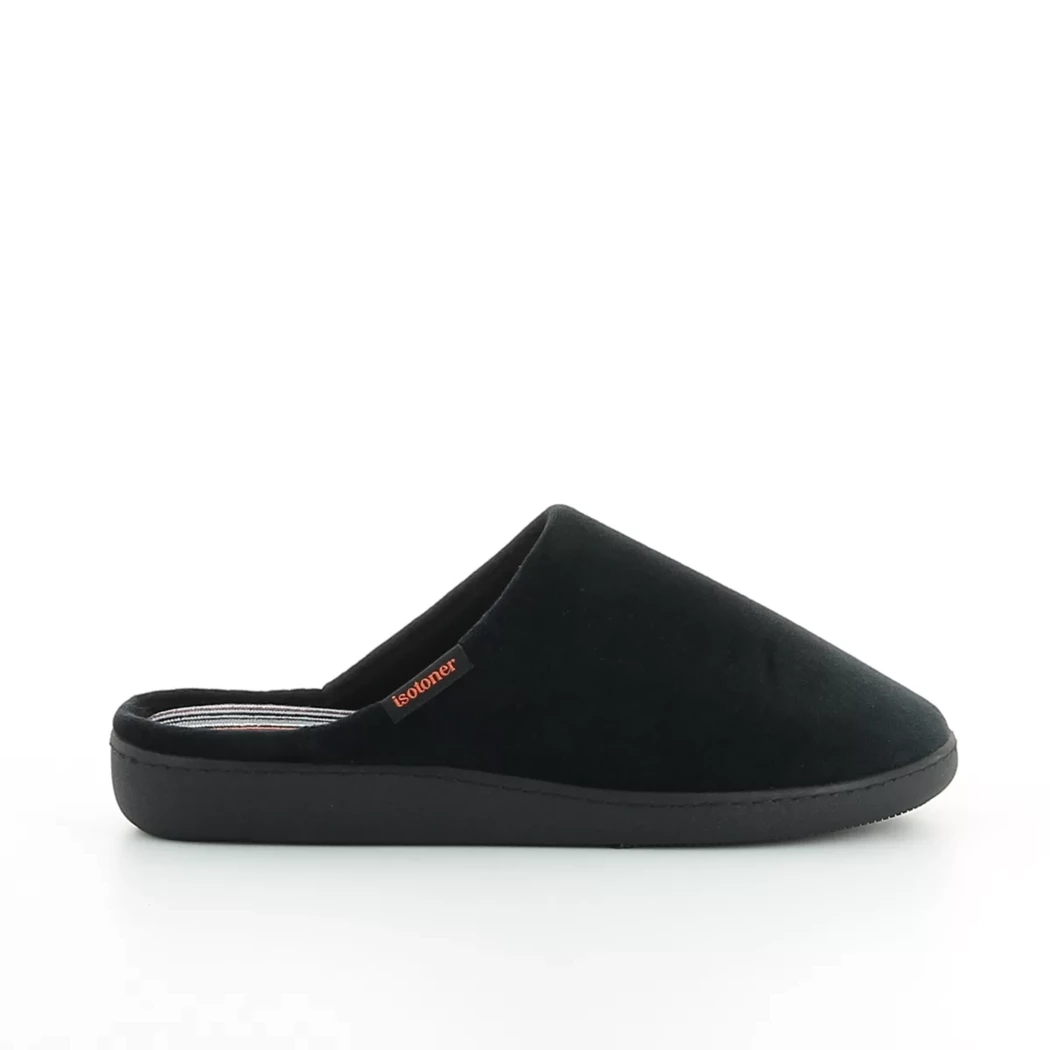 Image (2) de la chaussures Isotoner - Pantoufles et Chaussons Noir en Textile