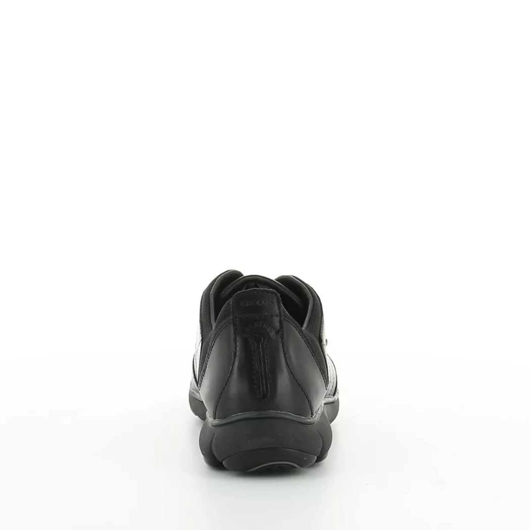 Image (3) de la chaussures Geox - Mocassins Noir en Cuir et textile