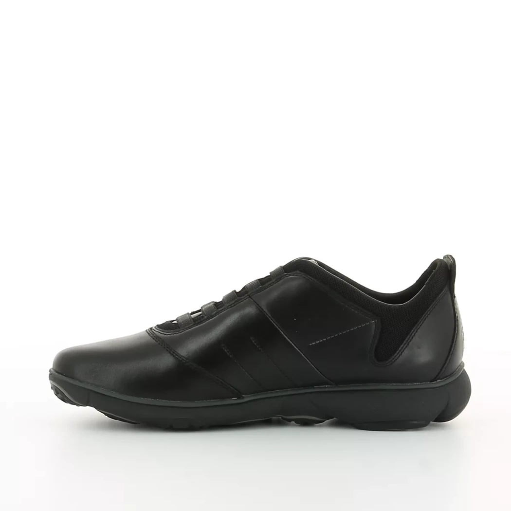 Image (4) de la chaussures Geox - Mocassins Noir en Cuir et textile