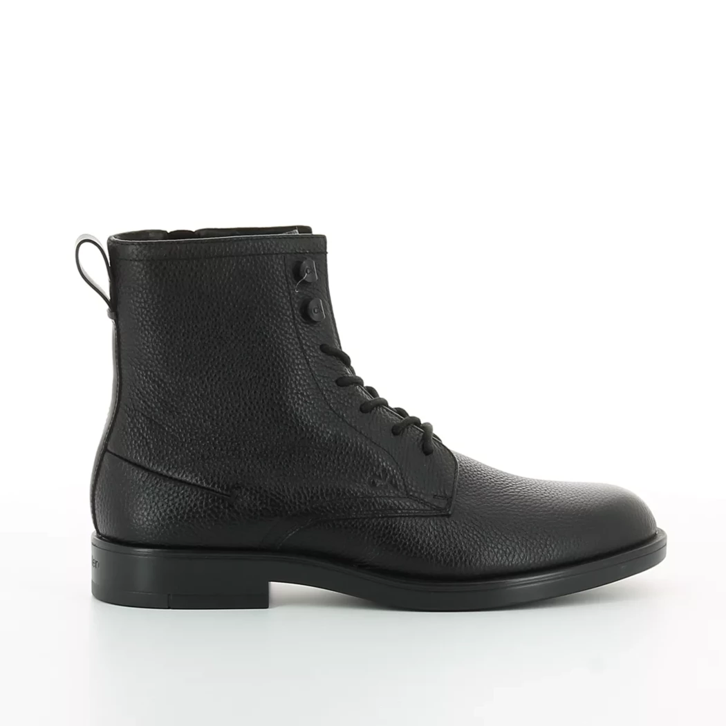 Image (2) de la chaussures Calvin Klein - Bottines Noir en Cuir