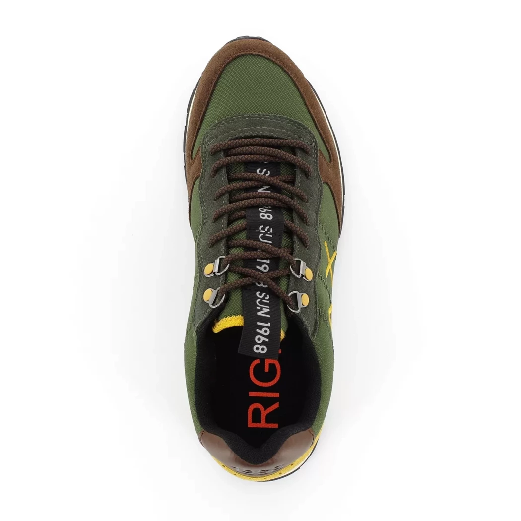 Image (6) de la chaussures Sun68 - Baskets Vert en Textile