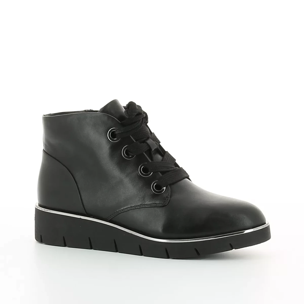 Image (1) de la chaussures Caprice - Bottines Noir en Cuir