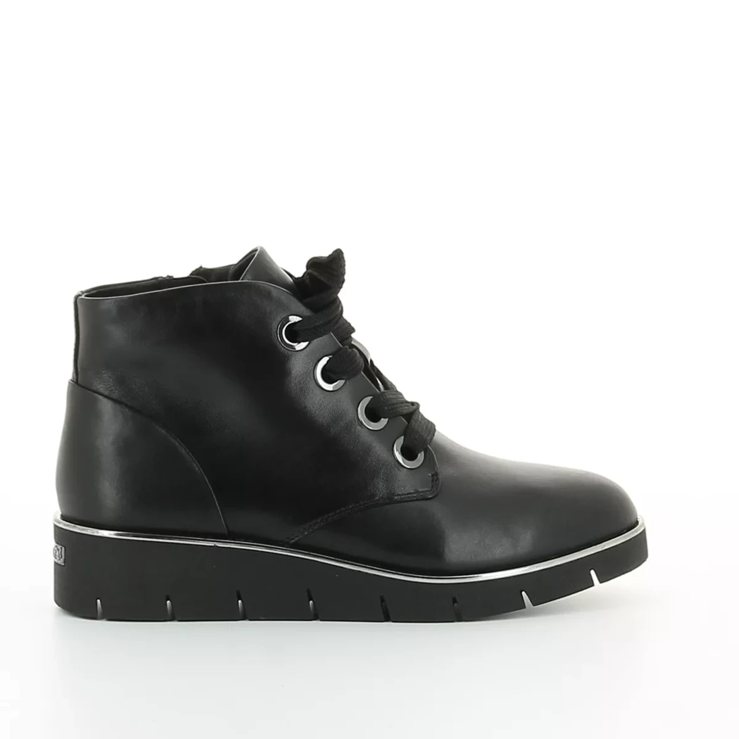 Image (2) de la chaussures Caprice - Bottines Noir en Cuir