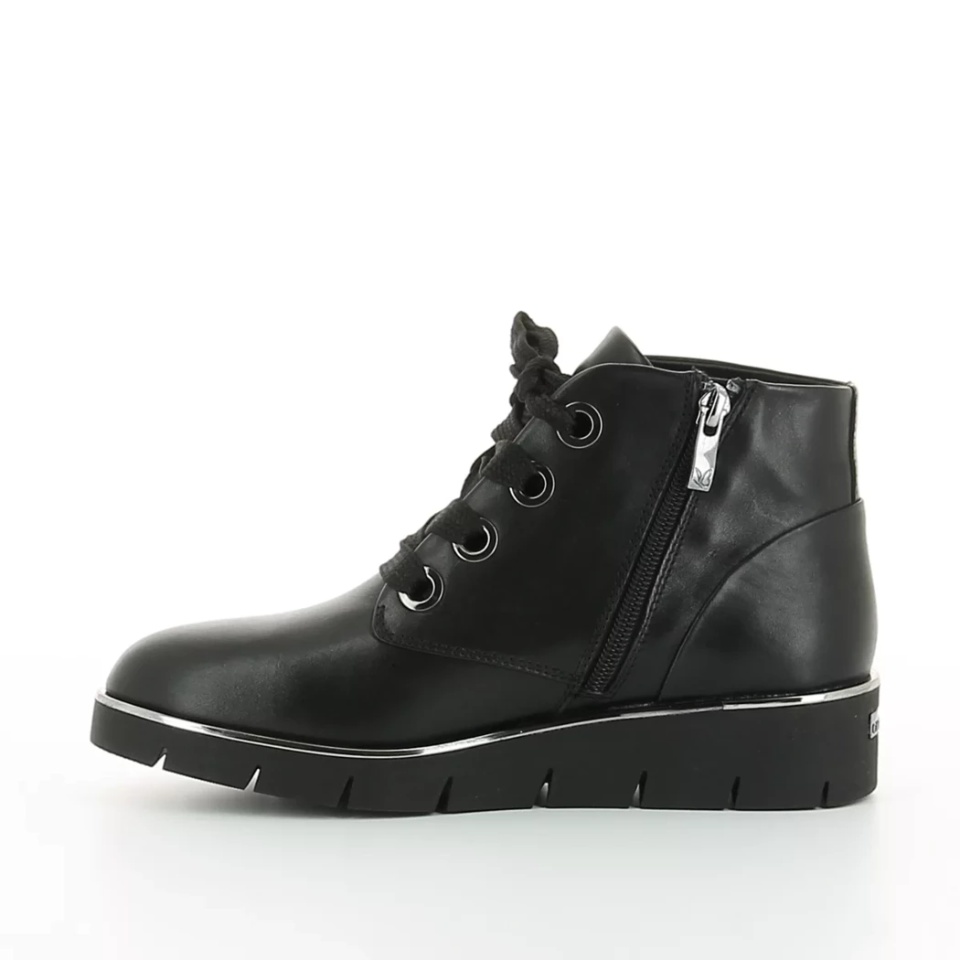 Image (4) de la chaussures Caprice - Bottines Noir en Cuir