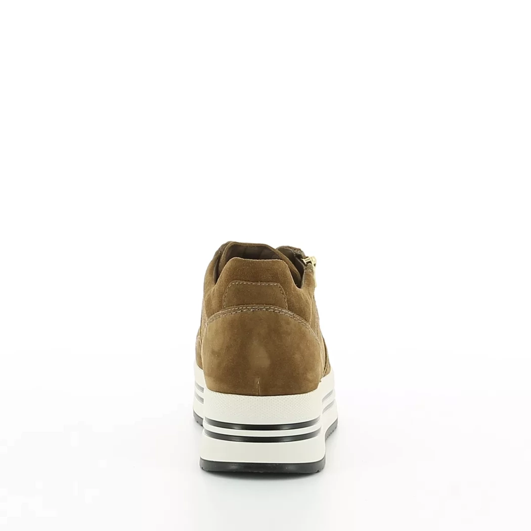 Image (3) de la chaussures Nero Giardini - Baskets Cuir naturel / Cognac en Cuir nubuck