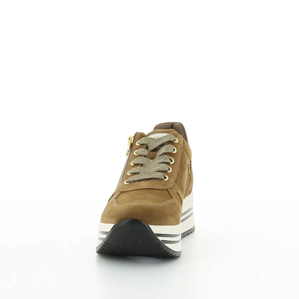 Image (5) de la chaussures Nero Giardini - Baskets Cuir naturel / Cognac en Cuir nubuck