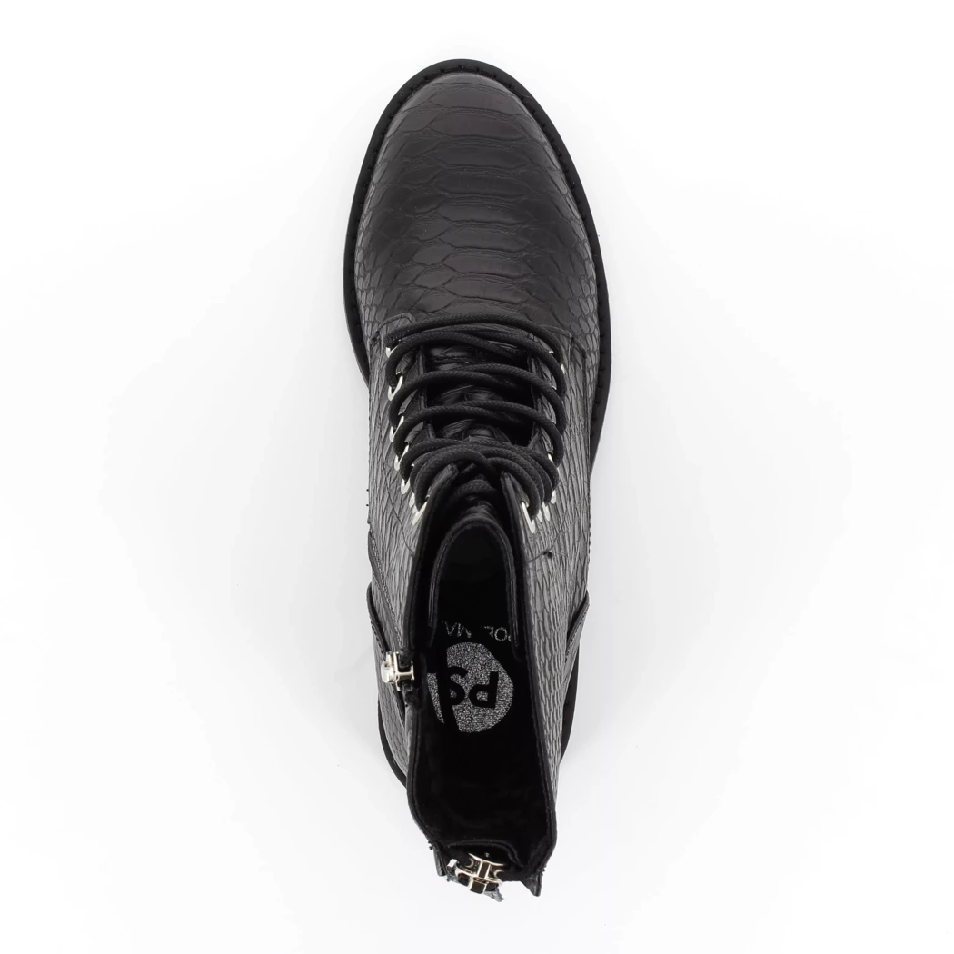 Image (6) de la chaussures Poelman - Bottines Noir en Cuir synthétique