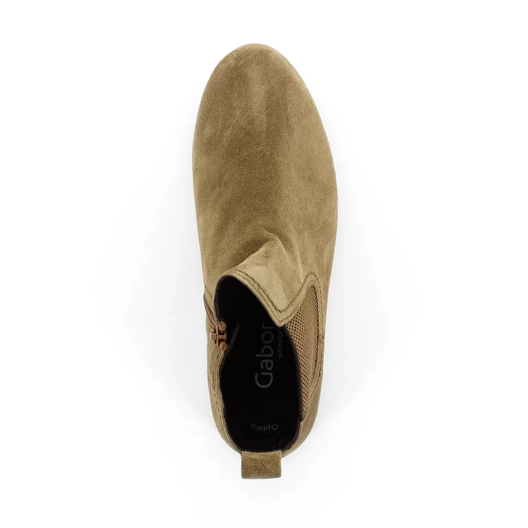 Image (6) de la chaussures Gabor - Boots Taupe en Cuir nubuck